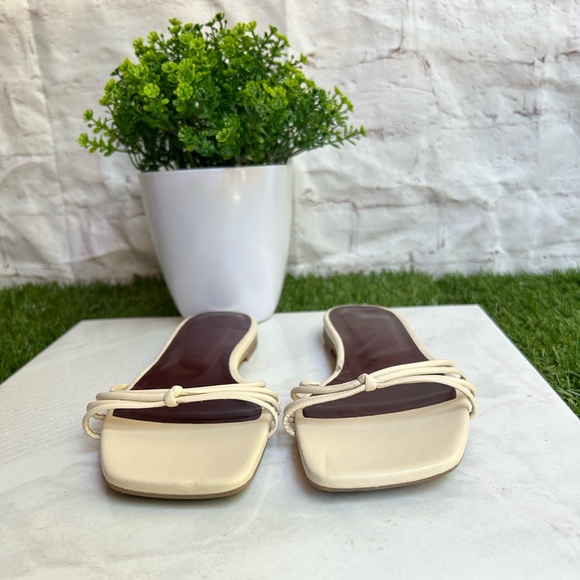 STAUD Pippa knotted leather slides SIZE 36 US 6 New - Picture 9 of 16